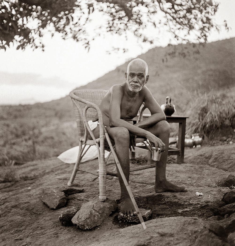 Ramana Maharshi at Arunachala